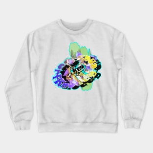 Knotty ends Surf floral Crewneck Sweatshirt